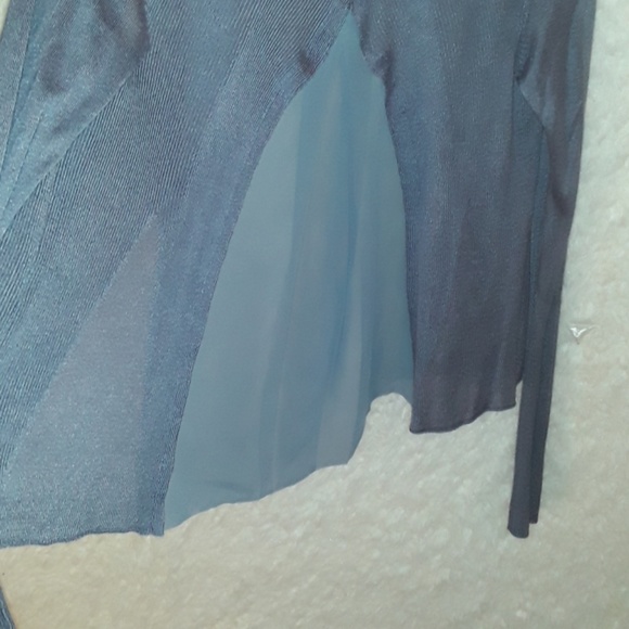 SimplyVera Periwinkle sweater/ top cover up - Picture 4 of 6